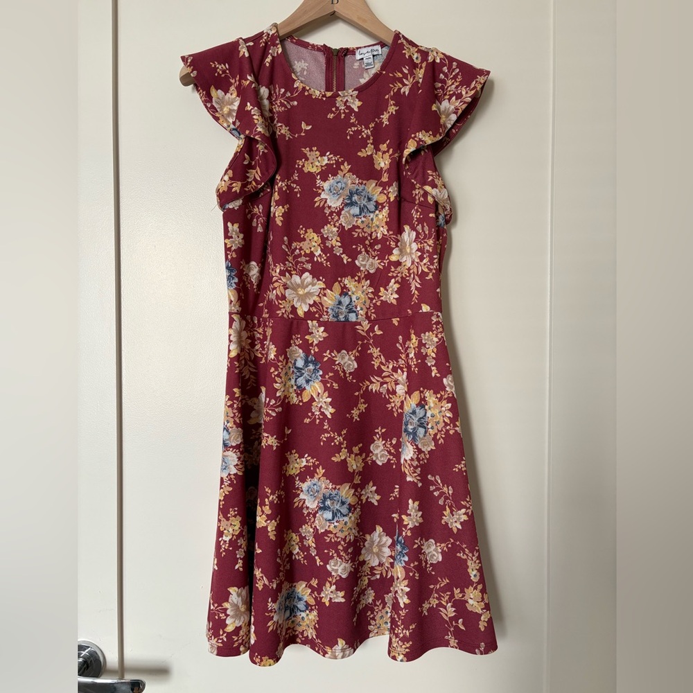 Pink Floral Cocktail Dress
